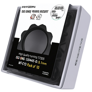 Inserto de Torneado de Alta Calidad ISO SNMG 120404E-FM T7325 D. 5.16mm MT-CVD con Recubrimiento, Paquete de 10 - Product Image 2
