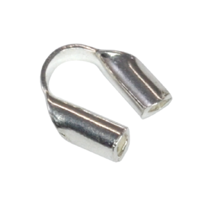 Tubo doble de Plata de Ley 4mm de diámetro interior Tubos finales de plata de ley de 4mm de diámetro interior - Product Image 3