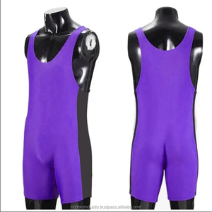 Design personnalisé USA Teamwear Respirant Sangle Réglable Maillots de Lutte pour Gym Sport Workout Fitness Haltérophilie - Product Image 6