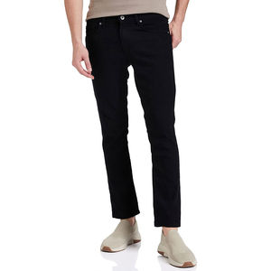Pantalones vaqueros azules para hombre al por mayor pantalones vaqueros elásticos ajustados rasgados de diseñador ajustados con cintura media estilo suelto para hombre OEM - Product Image 1