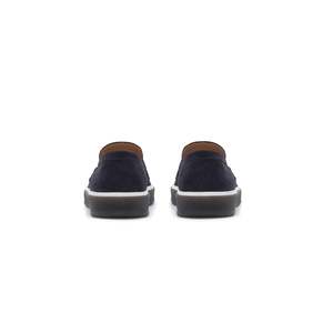 Mocassins en daim Valentino Sail en bleu sable - Product Image 3