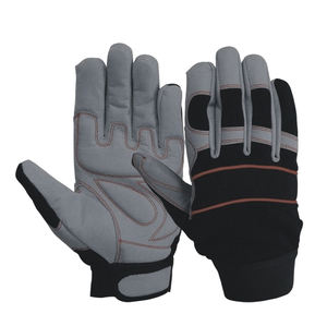 Gants de sécurité unisexe de haute qualité en cuir respirant pour les gants de mécanicien de travail acharné - Product Image 4