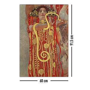 Póster de Hygieia de Gustav Klimt, diseño Art Déco para decoración de pared - Product Image 1