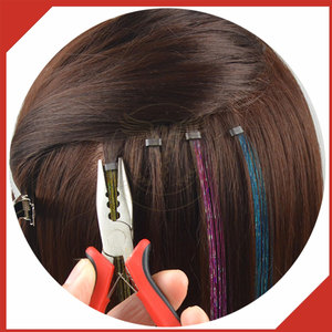 Stainless Steel Durable Hair <b>Extension</b> Ring Plier Tool for Micro Bead Fixing and Salon Styling - Product Image 6