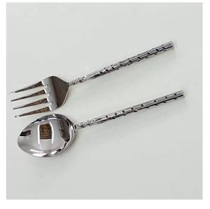 Metal Flatware Rose Gold Plated Salad Server High Selling New Metal Cutlery Set for Hotel and Kitchenware New Cutlery Set - Product Image 3