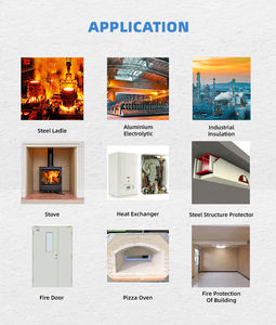 <span class=keywords><strong>Poêle</strong></span> à bois Bluewind utilisé 750kg/m³ brique de <span class=keywords><strong>vermiculite</strong></span> 300mm X 200mm panneau ignifuge et isolant - Product Image 6