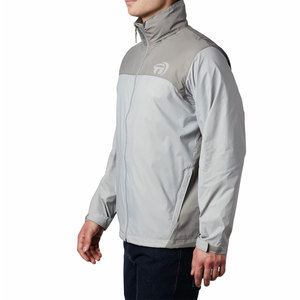 เสื้อแจ็กเก็ตกันฝนสำหรับผู้ชายเสื้อแจ็กเก็ตกันฝนออกแบบได้เองมีปกตั้งอุปกรณ์กันฝนสไตล์ใหม่สำหรับผู้ชาย - Product Image 2