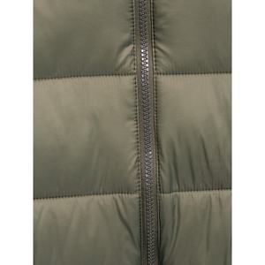 Abrigo acolchado cálido de invierno con logotipo personalizado para hombre, chaqueta informal con capucha y cremallera para exteriores para hombre - Product Image 4