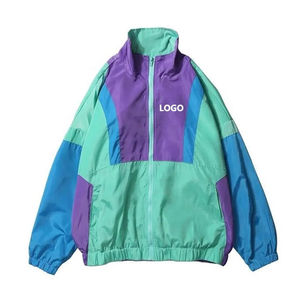 High Quality Slim Solid <b>Winter</b> Hooded Zipper Front Logo Custom Made Personalized <b>Waterproof</b> Breathable Windbreaker <b>Jacket</b> - Product Image 4