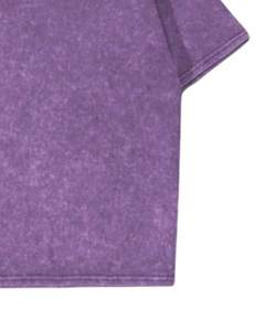 Custom Unisex Oversized Washed <b>Purple</b> Cotton <b>T</b> <b>Shirt</b> Vintage Acid Wash Drop Shoulder Streetwear Casual Unisex Tee Topwear - Product Image 6