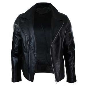 Blouson Bomber Unisexe en Toile Enduite de Haute Qualité avec Manches en Cuir Camouflage, Séchage Rapide, Couleur Personnalisée - Product Image 1