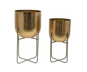 Maceta de suelo grande hecha a mano duradera, diseño resistente para sala de estar interior, decoración de jardín y balcón al aire libre - Product Image 5