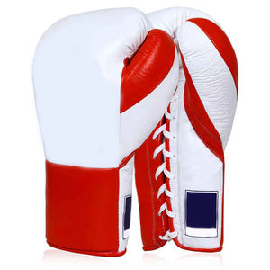Gants de boxe MMA professionnels personnalisés de haute qualité en cuir, respirants, fermeture à boucle et crochet, logo personnalisé, écologiques pour - Product Image 1