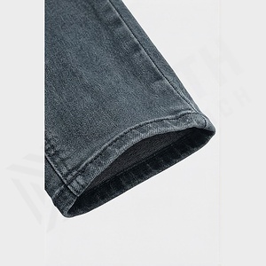 Pantalones Vaqueros de Mezclilla Ajustados para Hombre, Primavera-Otoño, Modernos, Transpirables, Estilo Casual, Combinables con Todo, Duraderos, Personalizados - Product Image 6