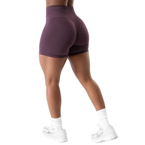 Shorts Deportivos de Mujer, Moldeadores, Sin Costuras, de Cintura Alta, Transpirables, para Gimnasio, Yoga y Deportes - Product Image 4