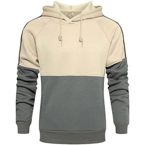 เสื้อมีฮู้ด2โทนสำหรับผู้ชายผ้าคอตตอนมีฮู้ดผสมผ้าฝ้าย100 100 - Product Image 1