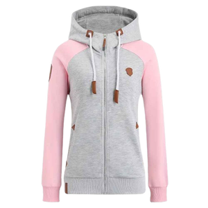 Sweat à capuche coloré de haute qualité uni de luxe 100% coton lourd pour les femmes/dernière conception sweat à capuche en molleton de tissu doux 2025 - Product Image 1