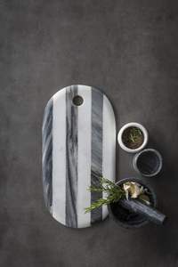 AXIOM Planche à découper en marbre naturel écologique Taille/couleur/logo personnalisable Planche à découper de cuisine hygiénique durable de 2.0cm d'épaisseur - Product Image 5