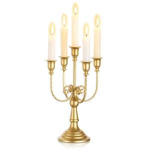 Candelabro de 5 brazos de diseño elegante-Pall Mall (níquel negro) portavelas de Metal único para decoración del hogar - Product Image 6