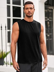 Gimnasio Hombres Culturismo Sin mangas Camiseta sin mangas Muscle Stringer Athletic Fitness Chaleco Tops Ropa de verano - Product Image 5