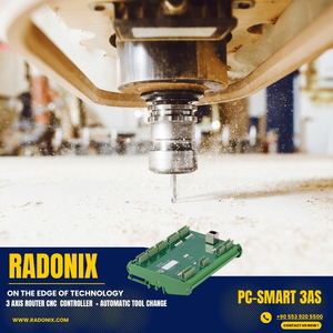 Carte de commande CNC Ethernet 3 axes RADONIX PC-Smart 3AS pour le travail du bois |   XYZ Motion - Product Image 5