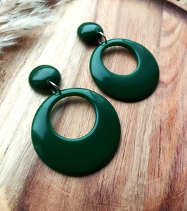 Pendientes de Resina Bordados a Mano, Joyería de Moda de Acero Inoxidable para Mujeres y Niñas, Estilo Clásico para Bodas, Alta Calidad - Product Image 6