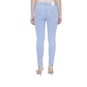 Servicio de OEM, ropa informal personalizada, pantalones de mezclilla para mujer, pantalones de mezclilla de cintura alta rectos para mujer a la venta en línea - Product Image 6