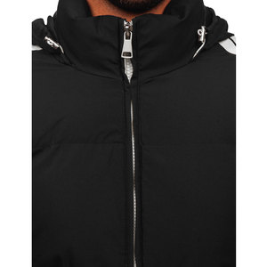 Wholesale Custom Coated Nylon Stand Collar Eco-Friendly Puffer <b>Jacket</b> for Men <b>Winter</b> Solid Colors <b>Waterproof</b> Breathable OEM - Product Image 5