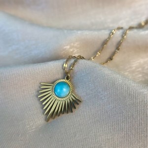 Collar de Turquesa Natural que Cambia de Color para Mujeres y Niñas, Regalo de Aniversario, Cumpleaños y Celebración - Product Image 2