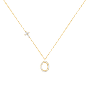 Elegante Colgante de Diamantes Redondos Chapado en Oro de 14K de Diseño de Lujo Rikhava, 29 Piedras, Certificado IGI, para Bodas, Compromisos y Fiestas - Product Image 3