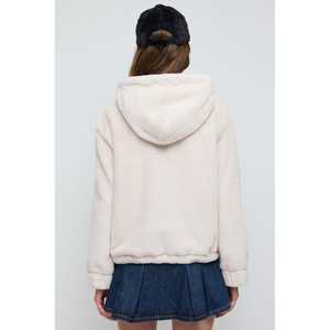 Veste en polaire zippée écru - Product Image 5