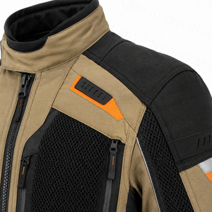 Veste de moto en Cordura, doublée de coton matelassé, imperméable, coupe-vent, tout-terrain, motocross, hiver - Product Image 6