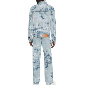 Conjunto de Mezclilla para Hombre Más Vendido, Servicio OEM ODM Aceptable, Pantalones y Camisa de Mezclilla de Algodón Tejido para Hombre a un Precio Bajo y Asequible - Product Image 5