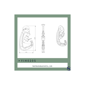 YIH020S Mousqueton à vis en alliage d'acier à haute résistance pour l'industrie générale - Product Image 3