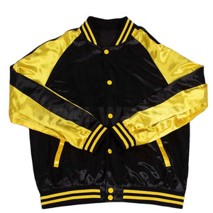 Servicio OEM Chaqueta Universitaria de Satén para Hombre de Alta Calidad, Nueva Chaqueta Universitaria de Satén para Hombre en Venta - Product Image 1