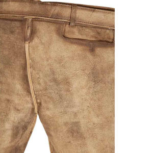 Shorts brodés en cuir Lederhosen à la mode fabriqués au Pakistan Shorts en cuir les plus vendus - Product Image 4