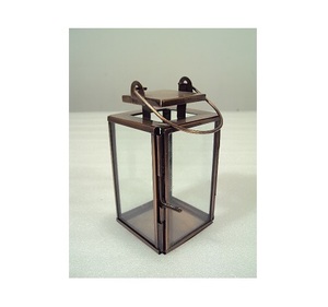 <b>Copper</b> Antique Look Luxury Design Metal Candle <b>Lantern</b> - Product Image 6