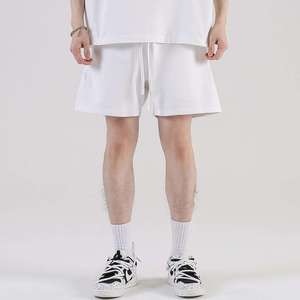 Vente en gros de shorts décontractés pour hommes 100% coton éponge française bermudas lourds personnalisés impression de logo taille moyenne shorts de gymnastique - Product Image 1