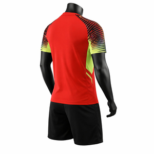 Conjunto de Uniforme de Voleibol Personalizado para Hombre, Camiseta y Pantalones Cortos con Cuello en V, Secado Rápido, Transpirable, Poliéster Sublimado, Kit de Equipo OEM - Product Image 4