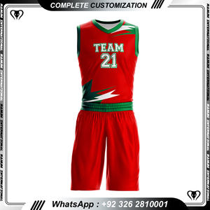 Uniforme de baloncesto hecho en Pakistán al por mayor, nuevo estilo personalizado, uniforme de baloncesto juvenil - Product Image 6