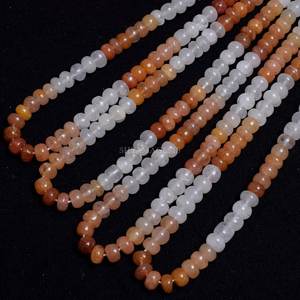 Nueva llegada Bio cuarzo suave Rondelle cuentas negro suelto piedras preciosas hebras 6mm venta al por mayor fabricación de joyería Material de piedra - Product Image 5