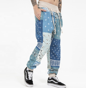 Pantalones de chándal de gran tamaño con logotipo personalizado pantalones de chándal holgados de pierna ancha de alta calidad pantalones de chándal lisos básicos de talla grande para hombre - Product Image 2