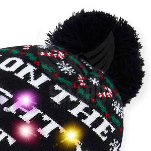 หมวกผ้าแจ็คการ์ดสำหรับผู้ใหญ่หมวกบีนนี่ใส่สบายสไตล์ไม่เหมือนใคร - Product Image 5