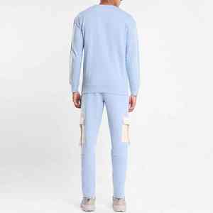 Nuevo diseño de gran tamaño Fit hombres chándal-Casual Streetwear T precio al por mayor chándal Unisex transpirable - Product Image 4