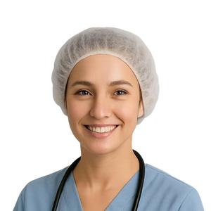 Tapa de pelo Bouffant desechable no tejida, Material PP, embalaje de Color personalizado, salón de belleza, peluquero, uso médico, protección alimentaria - Product Image 5