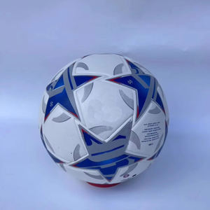 Balón de fútbol de cuero PU 5 con logotipo personalizado directo de fábrica, fútbol de competición a prueba de explosiones - Product Image 4
