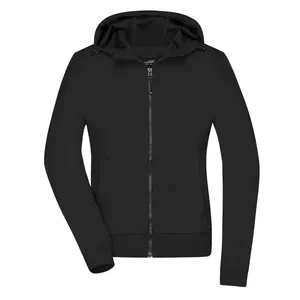 Custom Ladies' Hooded Softshell Raincoat Premium Ladies' Merchandising <b>Jacket</b> - Product Image 6