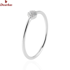 Minimaliste de haute qualité 925 argent sterling zircon cubique pierre précieuse bague cadeau anniversaire de mariage bijoux bas prix en gros - Product Image 2