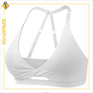 SAMAVIA Soutien-gorge de sport à impact élevé Qualité respirante et de soutien assurée Taille XL sans couture pour le yoga et la salle de sport Service OEM/ODM - Product Image 1