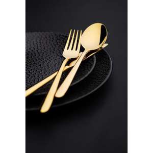 Ensemble de couverts en métal inoxydable de qualité supérieure résistant à la rouille et adapté à une utilisation quotidienne à la maison et au restaurant - Product Image 2